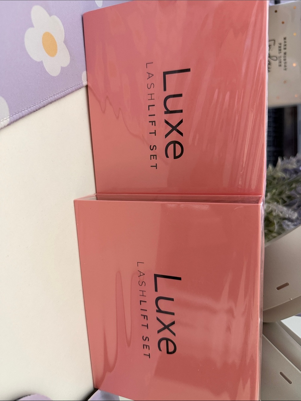 Luxe Lashlift Set — Coral Pink Packaging
